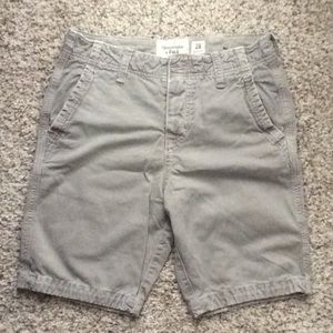 Gray Abercrombie shorts